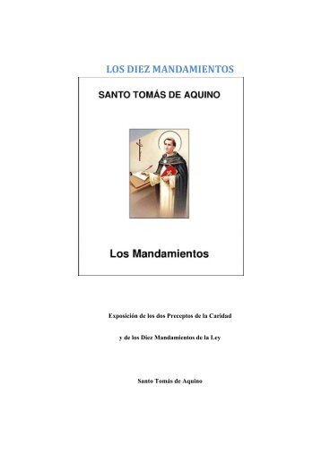 Los Diez Mandamientos - Santo Tomas de Aquino