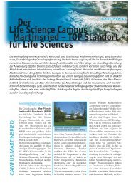 Der Life Science Campus Martinsried – TOP Standort für Life ... - IZB