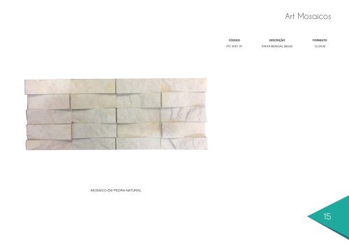 ART MOSAICOS - CATALOGO 2017  