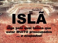 --- ISLÃ... a preocupação