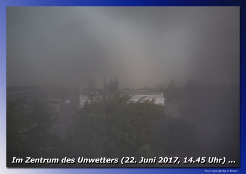 Impressionen v. schweren Unwetter am 22. Juni 2017 in Gommern