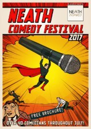 Neath Comedy Festival Brochure Preview