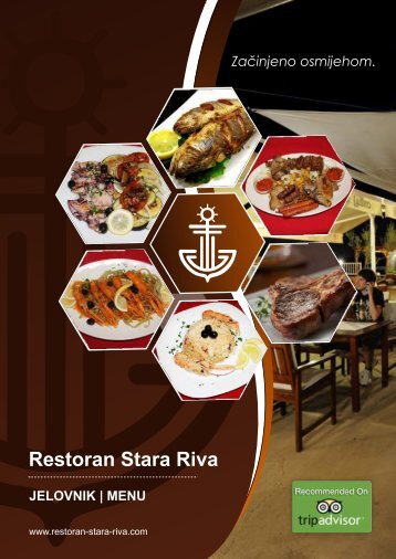 Restoran Stara Riva Pirovac - Jelovnik