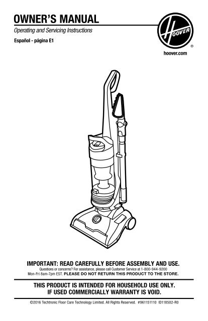 hoover 2300l repair manual hoover 2300l repair manual