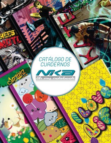 Catálogo cuadernos Nika Editorial