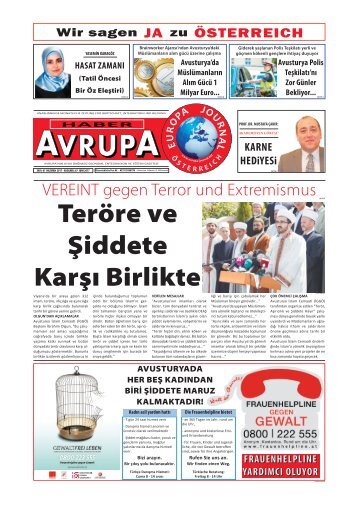  EUROPA JOURNAL - HABER AVRUPA JUNI 2017