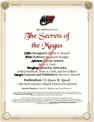 The Secrets of the Magus - RPGNow.com