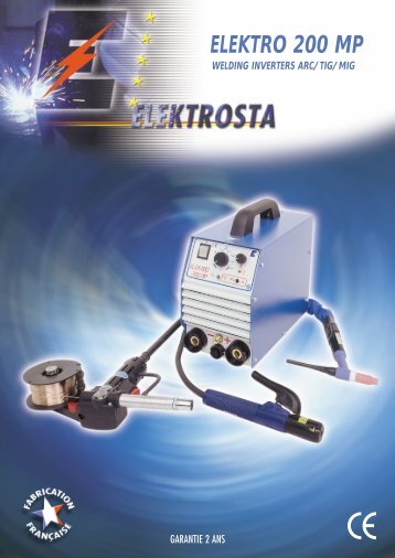 elektro 200 mp welding inverters arc/tig/mig - Elektrosta