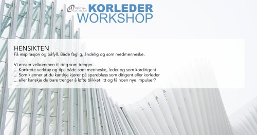 Korleder Workshop