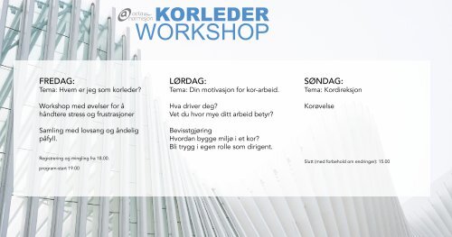 Korleder Workshop