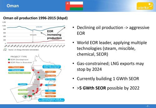 Solar Enhanced Oil Recovery: Myth and Reality in Solar EOR