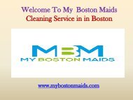 Home Cleaning Company in Boston