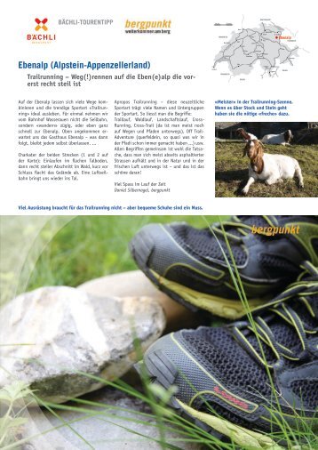 Tourentipp 05.2015 Ebenalp