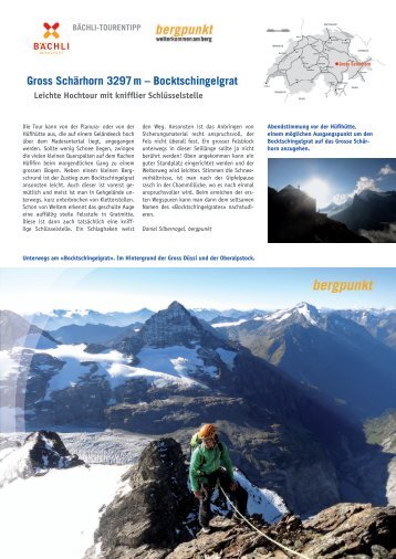 Tourentipp 06.2017 Gross Schärhorn