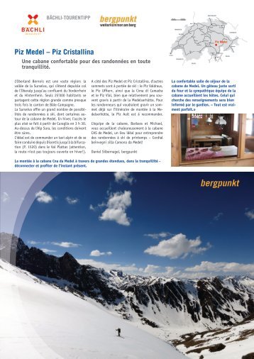 Proposition de sorti 03.2015 Piz Medel