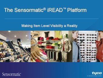 iREADÃ¢ÂÂ¢ Platform Presentation PDF - Sensormatic