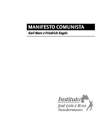 Marx e Engels - O Manifesto Comunista