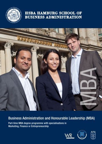 Business Administration and Honourable Leadership (MBA) - HSBA