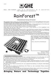 Aufbauanleitung Rain-Forest