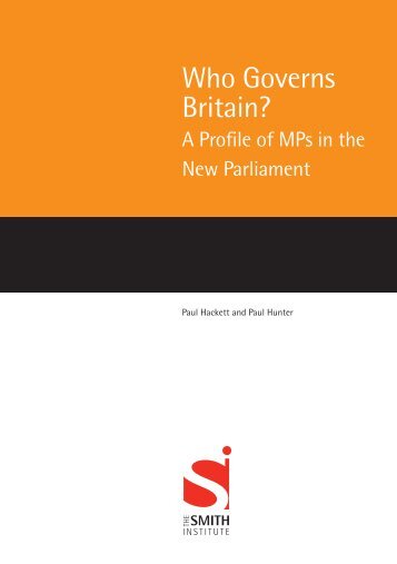 Who Governs Britain? - Smith Institute