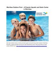 Werribee Outdoor Pool – A Popular Aquatic and Swim Center in Werribee