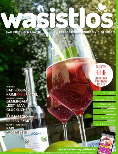 wasistlos bad fuessing magazin Juli 2017