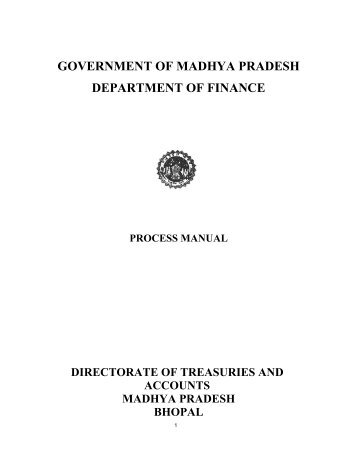 GOVERNMENT OF MADHYA PRADESH ... - Mptreasury.org