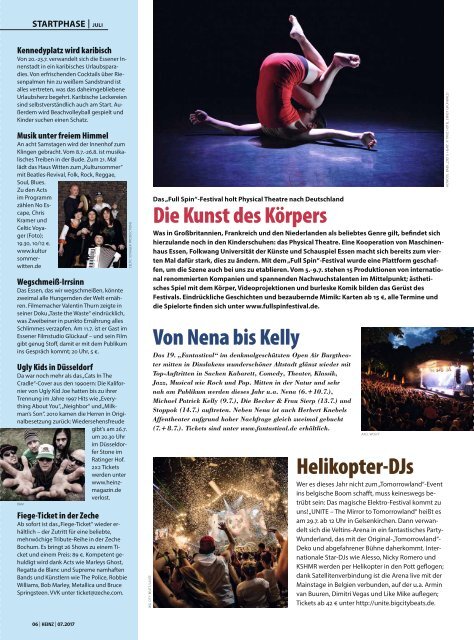 HEINZ Magazin Essen 07-2017