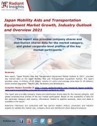 Japan Mobility Aids and Transportation Equipment Market Outlook and Overview 2021