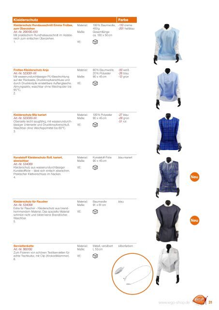 Produktkatalog WGP-Produktdesign