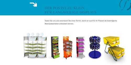 Fluhr POS-Displays für Nahrungs- und Genussmittel