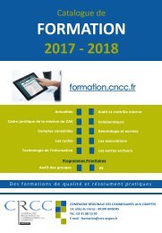 Catalogue de formation 2017-2018