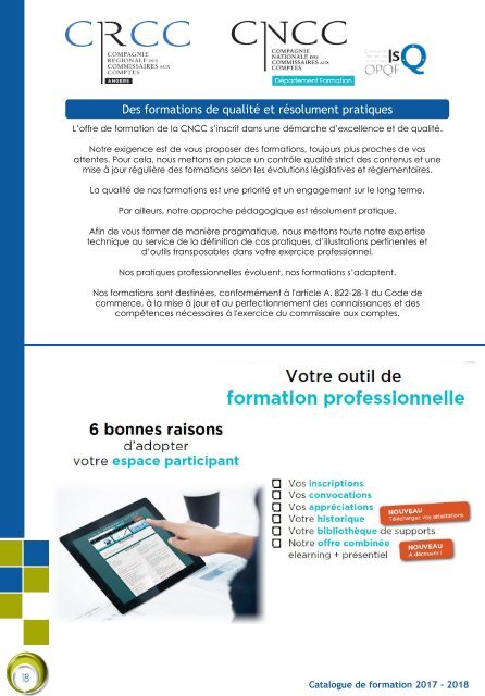 Catalogue de formation 2017-2018