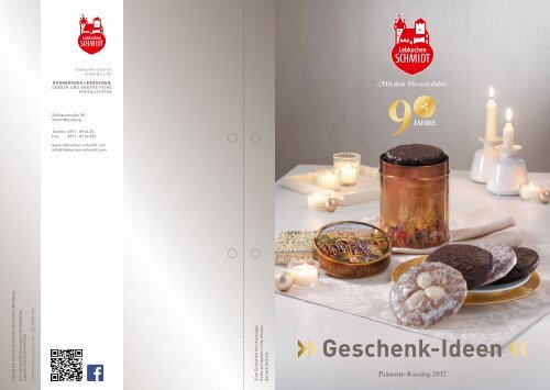 17 Lebkuchen-Schmidt Katalog