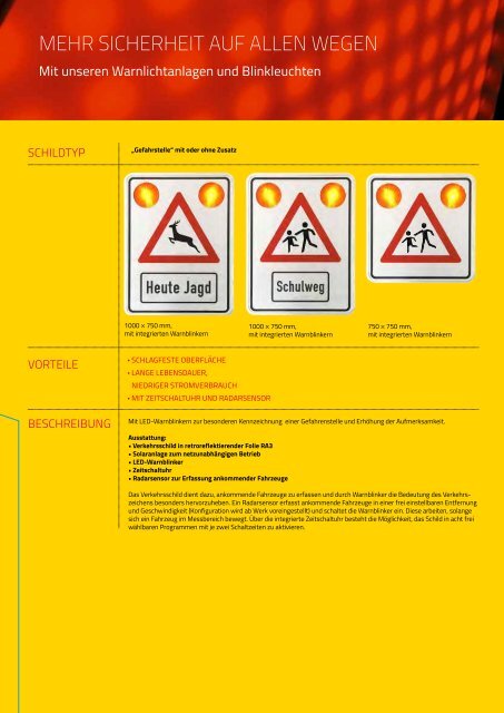 Preisliste 2018 | Verkehrszeichen und Zubehör