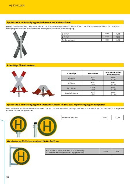 Preisliste 2018 | Verkehrszeichen und Zubehör