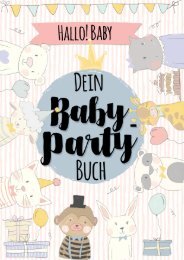 Blick ins Buch: Dein Baby-Party Buch
