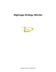 Digimage Strategic Planning Minutes