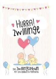 Blick ins Buch: Hurra! Zwillinge - Das 1. Babyalbum für Zwillinge