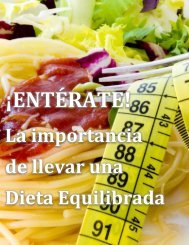 José Manuel Mustafa Flores - La importancia de una Dieta Balanceada