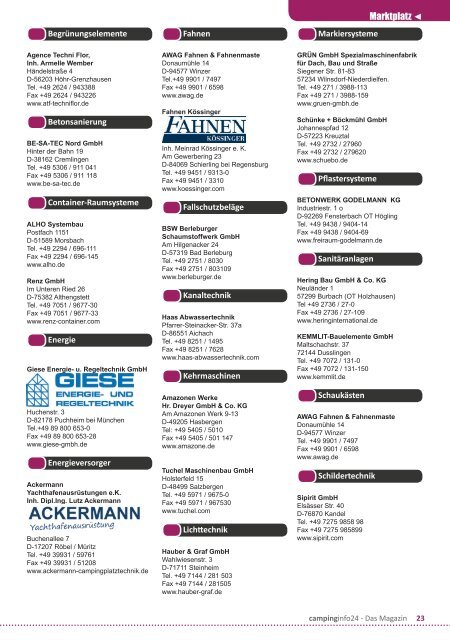 campinginfo24 2/2017