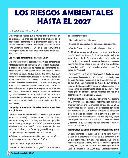 REVISTA PESCA JULIO 2017