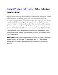Instant Product Lab review-$26,800 bonus & discount