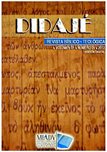 Daniel y Apocalipsis, Revista Didajé