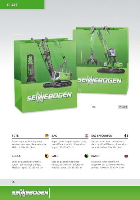 SHOP ONLINE - SENNEBOGEN Maschinenfabrik GmbH