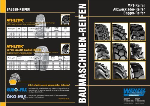 Baumaschinen-Reifen 2012.FH9 - Wenzel Industrie GmbH