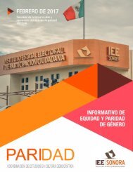 Febrero 2017. Informativo de Equidad y Paridad de Género