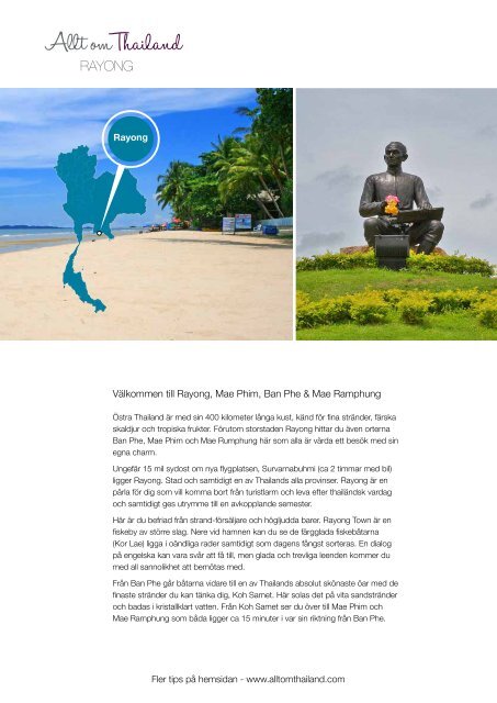 Reseguide Thailand - Gratis guide Koh Lipe