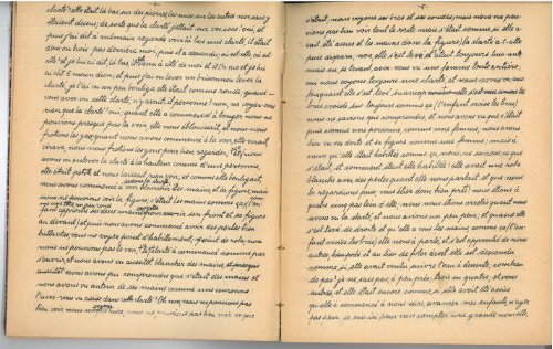 Copies de Manuscrits Autographes sur la Salette