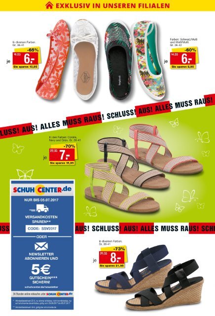 Schuhcenter Prospekt SSV 2017